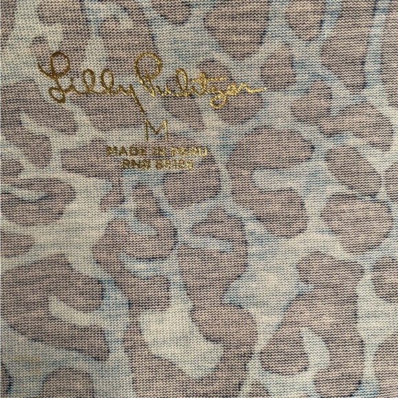 Lilly Pulitzer V Neck Etta Dress in Oyster Bay Navy My Favorite Spot -Medium - Picture 5 of 5